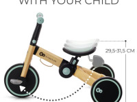 kinderkraft run bike 3-in-1 4trike bej