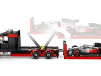 lego city 60493 constructor "camion f1 cu mașină de curse audi f1" (508 el.)