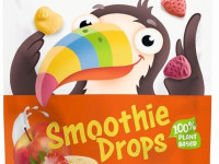 holle bio organic gustare din fructe "smoothie drops" (de la 3 ani) 15 gr.