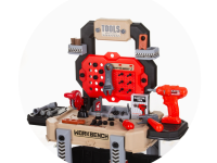 chipolino dipk002433tt set de joacă 2 &icirc;n 1 "masă de scule &icirc;ntr-o valiză" (78 pсs)