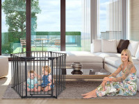 dreambaby g2161bb Ворота безопасности 6 секций "royale converta 3 in1" (до 3,8 м.) черный