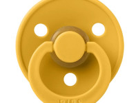 bibs Пустышка круглая латексная color m honey bee (6-18 м.)