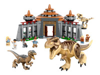 lego jurassic world 76961 constructor "centrul de vizitatori: t-rex vs. raptor" (693el.)
