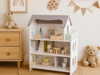 baby mix 58990 Деревянный кукольный домик "rose montessori"