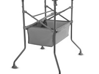 kinderkraft Пеленальный столик с ванной bubbly серый