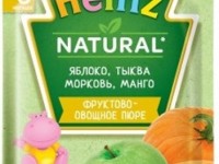 heinz piure Мere-dovleac-morcovi-mango (6 luni+) 90 gr. 