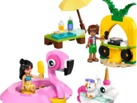lego friends 42658 constructor "petrecere la piscină cu unicornul și flamingo" (99 el.)