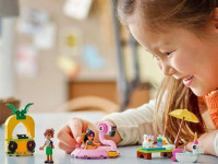 lego friends 42658 constructor "petrecere la piscină cu unicornul și flamingo" (99 el.)