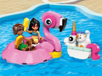 lego friends 42658 constructor "petrecere la piscină cu unicornul și flamingo" (99 el.)