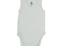 minikin 25170580 Боди-майка "Ажурный листик" (р.80) серый