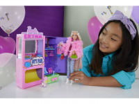 barbie hfg75 set de joc "extra surprise fashion closet " cu animal de companie si accesorii