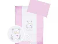 klups h167 Постельное бельё sweet bear (5 ед.) розовый