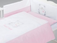 klups h167 Постельное бельё sweet bear (5 ед.) розовый