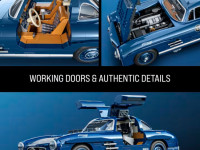 hot wheels hww25 constructor "brick shop mercedes-benz 300 sl" (1600 el.)