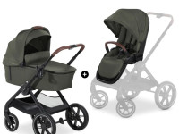 hauck cărucior 2 în 1 walk n care air set dark olive