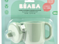 beaba 5784 cana din silicon 170 ml. (8 luni+) verde