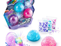 canal toys 213cl set de slime strălucitor "light-up cosmic crunch" (3 buc.)