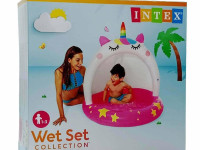 intex 58438 piscină gonflabilă pentru copii "unicorn" (102x102 cm)