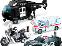 op 201997233 set de vehicule de poliție wenyi ((wy500-4)