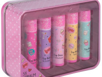 create it 84528a set balsamuri de buze în cutie metalică