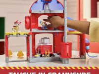 paw patrol 6073760 set de joacă „stația de pompieri a lui marshall. patrula cățelușilor”