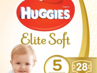 huggies elite soft 5 (12-22 kg.) 28 buc.