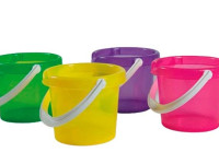 androni 0371-002p găleată pentru copii "transparente" (în sort.)