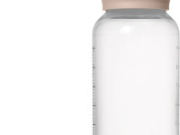 bibs Пластиковая антиколиковая бутылочка с латексной соской (270 мл.) blush