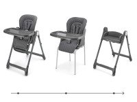 kinderkraft scaun pentru copii 3-in-1 tulo gri