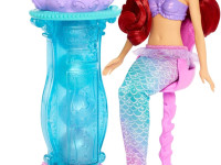 disney princess jbf86 păpușa "ariel" cu măsuță de toaletă sidef