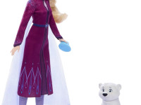 disney princess jfg16 Кукла Эльза с медвежонком "Холодное сердце"