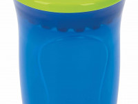 nuby nv04001 cana wonder 360° cu margine de silicon 300 ml. (6 m+)