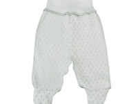 minikin 25110556 Ползунки "Ажурный листик" (р.56) светло-серый
