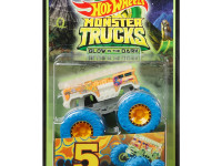 hot wheels hcb50 mașina "monster-truck" strălucește în întuneric (in sort.)