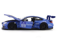 msz 68255a/1 mașinuță metalică bmw m6 gt3 (1:24) cu sunete și lumini 