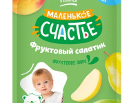 "Маленькое счастье" piure salata din fructe (5 luni +) 90 gr.