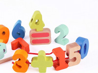 classic world 53795 Деревянная игра-шнуровка "Цифры"