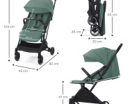 kinderkraft carucior indy sea green