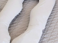 veres 301.15.05 pernă pentru gravide &icirc;n formă de u (140х75 cm.) gri\bej