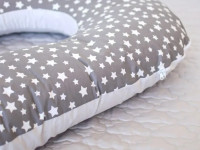 veres 301.15.05 pernă pentru gravide &icirc;n formă de u (140х75 cm.) gri\bej