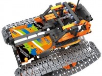 xtech bricks 8016 constructor cu telecomandă  3-în-1 "mașină pe senile" (392 el.)