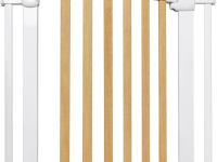kinderkraft Ворота безопасности "lock&go" (75-103 см.)  дерево