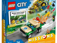 lego city 60353 constructor "misiunea de a salva animalele sălbatice" (246 el.)