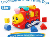 hola toys he9981 jucărie muzicală sorter "trenuleț"
