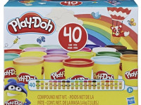 play-doh e9413 set de plastilină (40buc/20culori) 