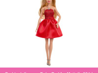 barbie jgd25 păpușa "barbie mattel 80th" ruby red