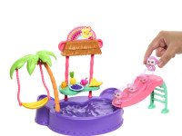 enchantimals htw73 set de joс "meggy maimuță într-o piscină tropicală"