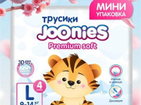 joonies premium soft scutece-chilotei l (9-14 kg) 18 buc.