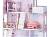 chipolino diwh02407627 Деревянный кукольный домик с 12 аксессуарами