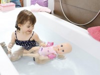 zapf creation 700051 păpușă interactivă baby annabell "invață să înoate" (46 cm.)  